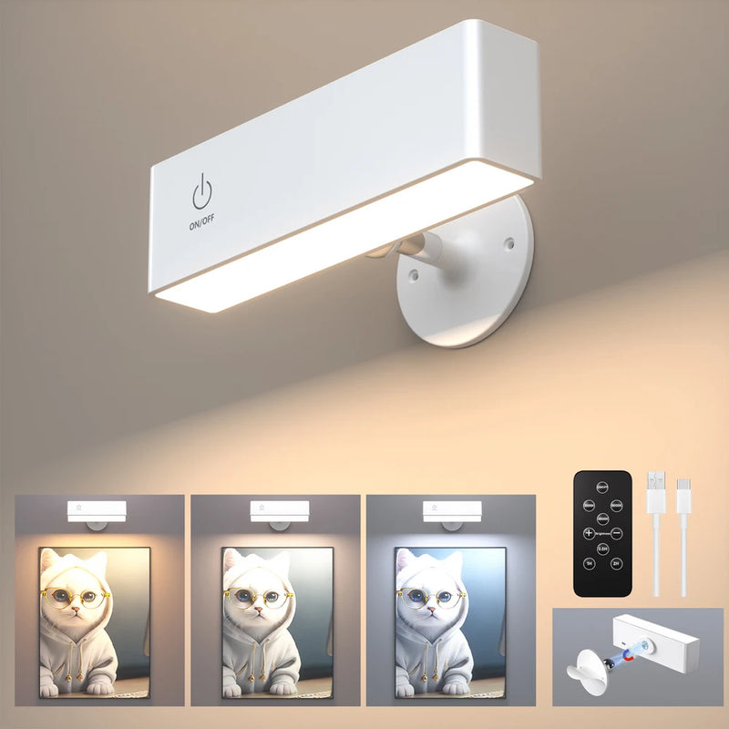 Rechargeable Dimmable Clip On Book Lamp